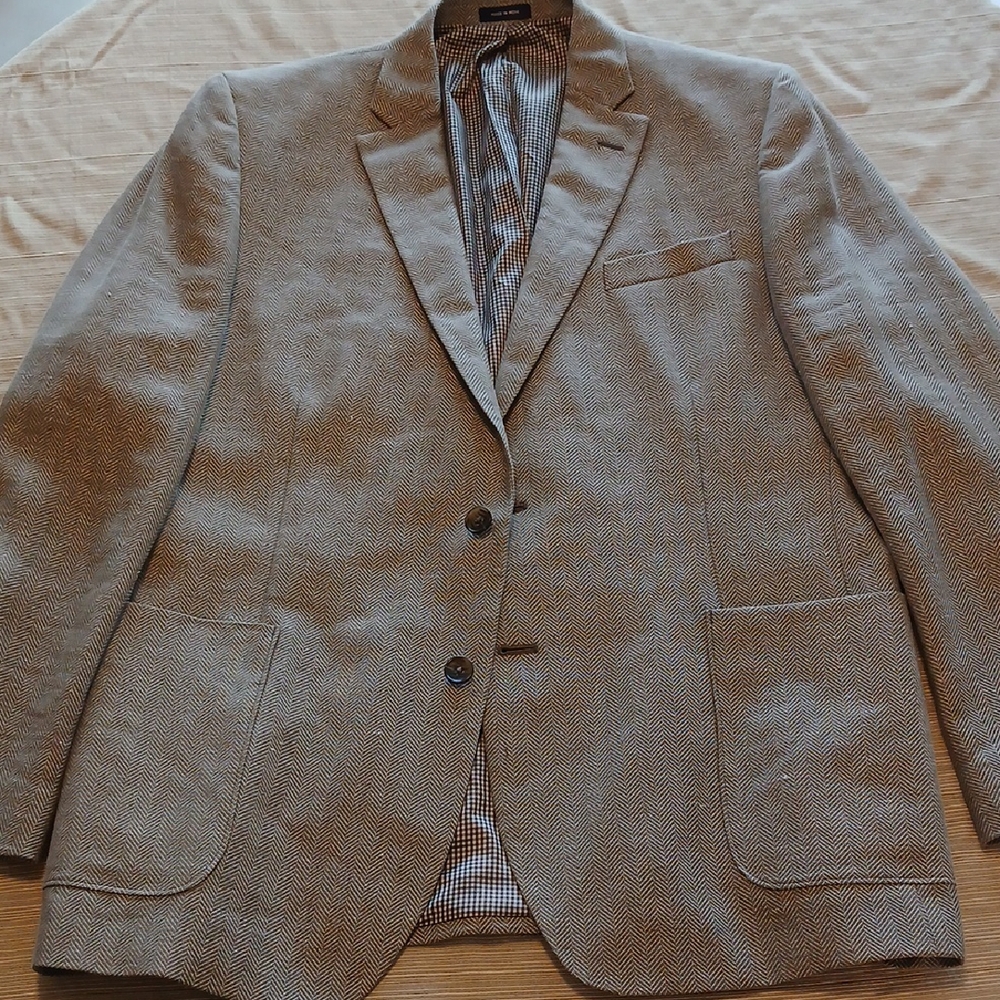 Men's Beige Staffford 44R Blazer